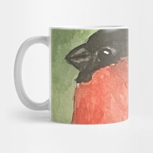 Red bird bullfinch Mug